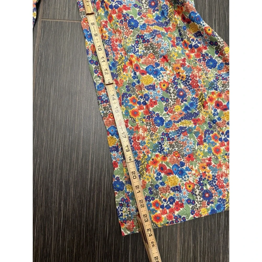 J. Crew Sz 10 Liberty Fabric One-Shoulder Jumpsuit Margaret Annie Floral NWT